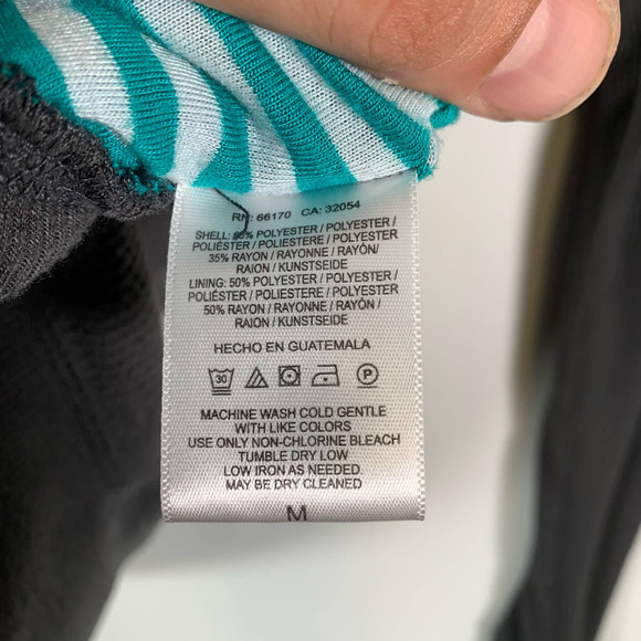 Anthropologie Saturday Sunday Gray Waffle Knit Full Zip Hoodie Medium Striped - Picture 7 of 8